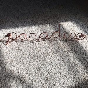 Rose Gold Wall Decor Paradise